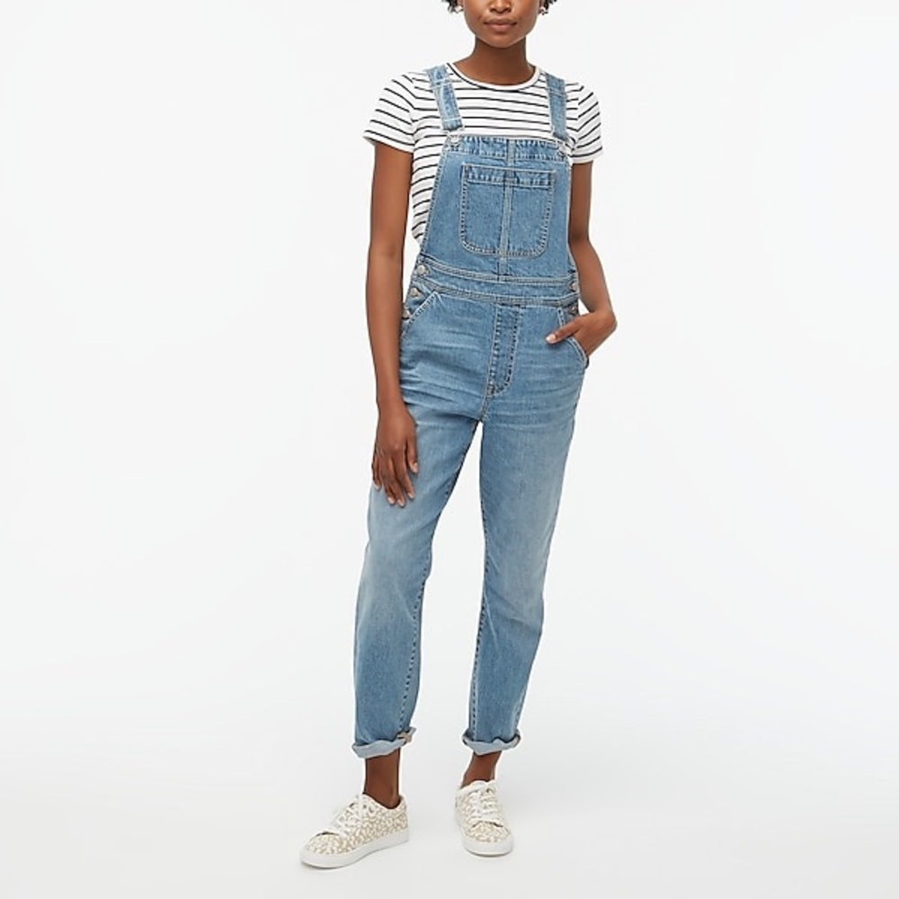 J. Crew Factory Blue Denim Women Jeans Overalls